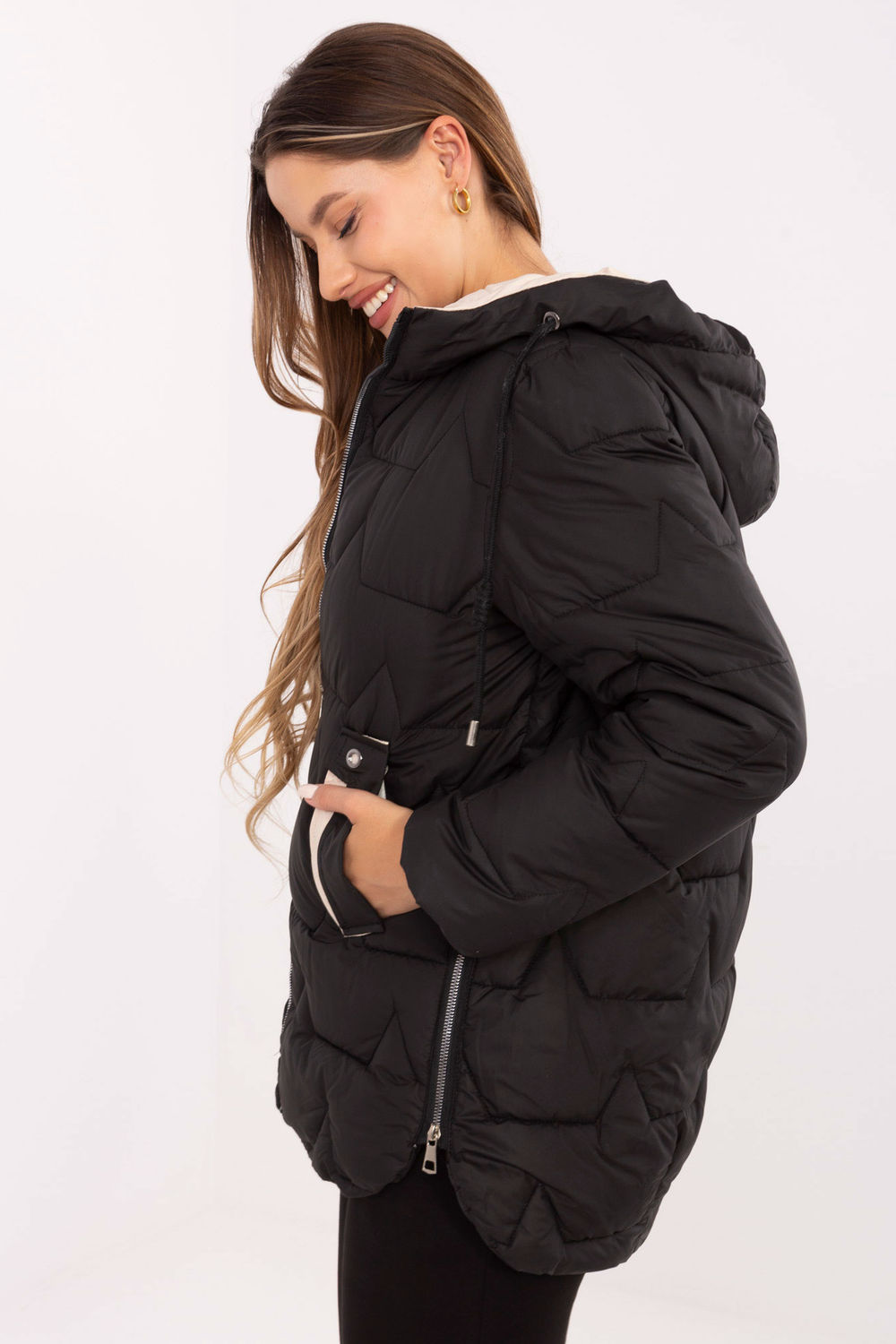 Kurtka Damska Model MBM-KR-2519.21 Black - MBM - obrazek 2