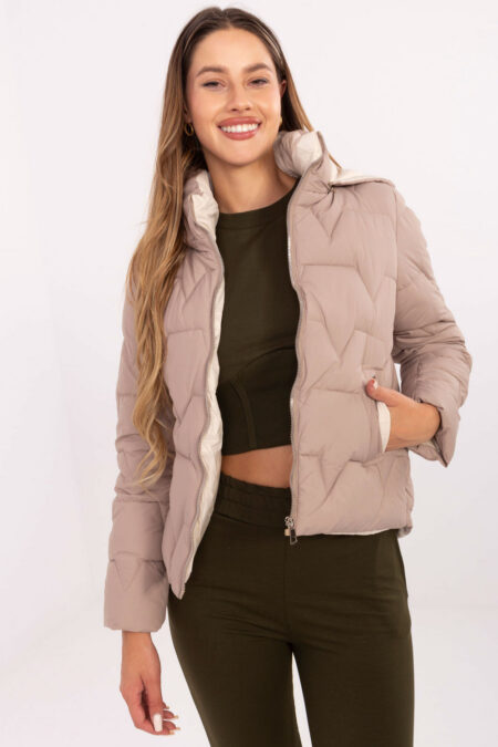 Kurtka Damska Model MBM-KR-2522.31 Dark Beige - MBM