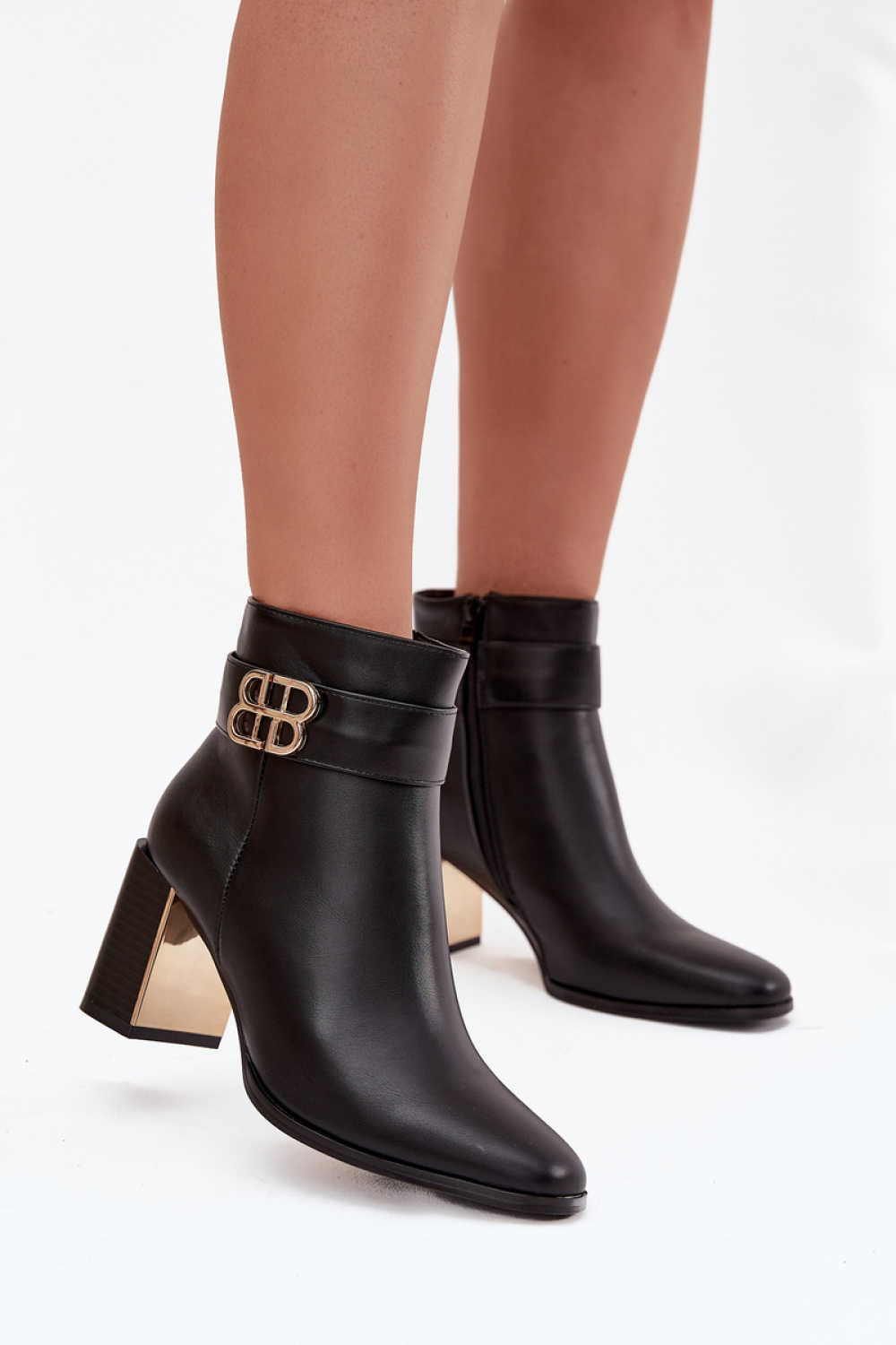 Botki Model Galinne D8292 Black - Step in style