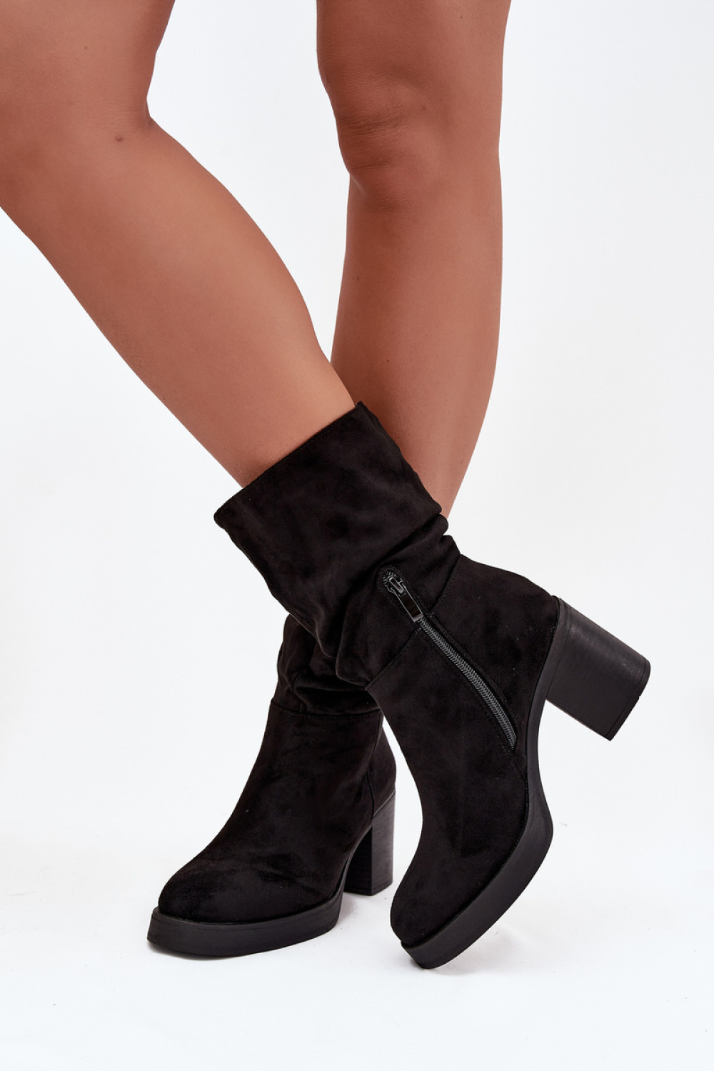 Botki Model Amoria D8286 Black - Step in style - obrazek 3