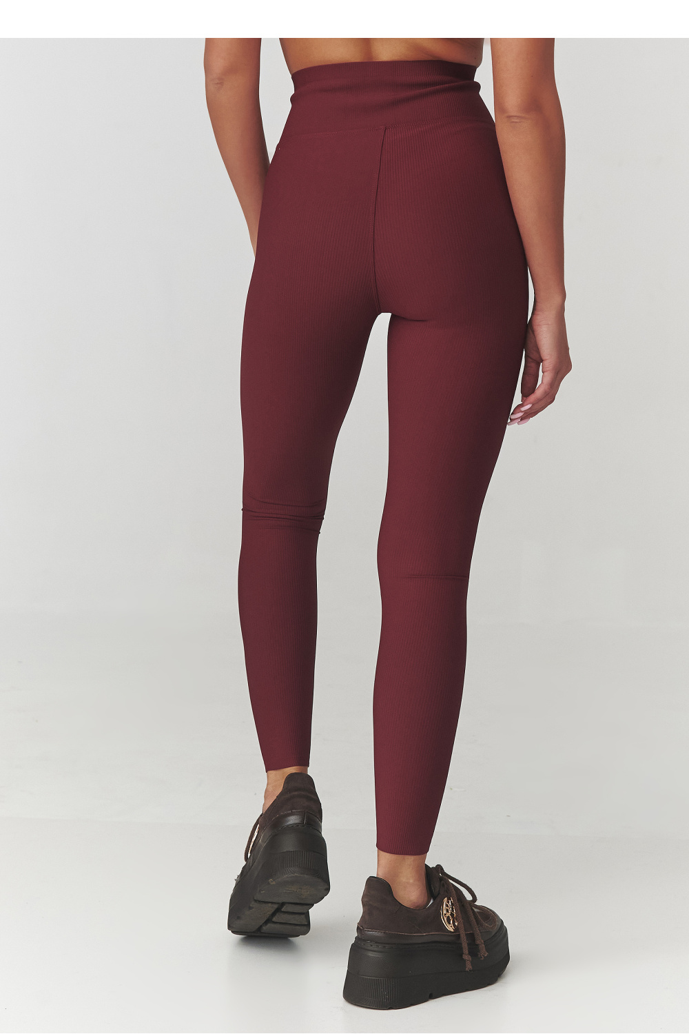 Legginsy Model C30 Bordo - Makadamia - obrazek 3