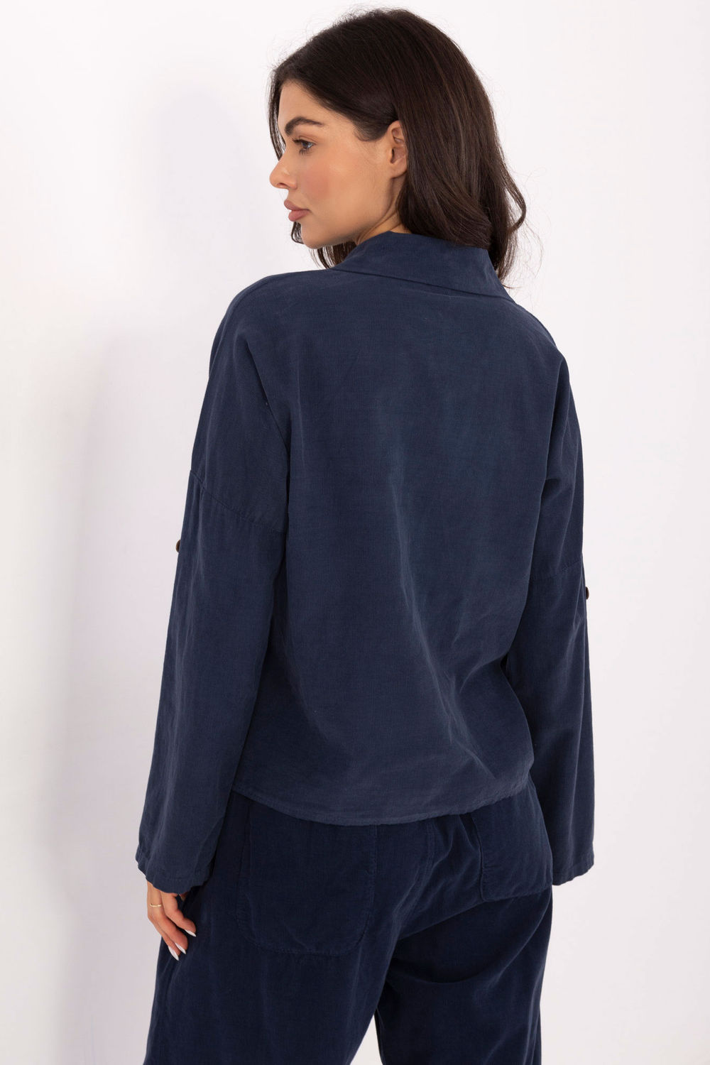 Koszula Damska Model IT-KS-22390.81 Dark Blue - Italy Moda - obrazek 3