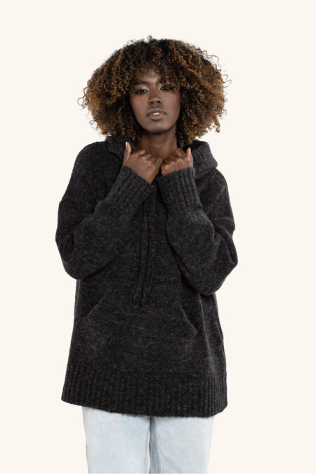 Sweter Damski Model A755 Grafit - awama