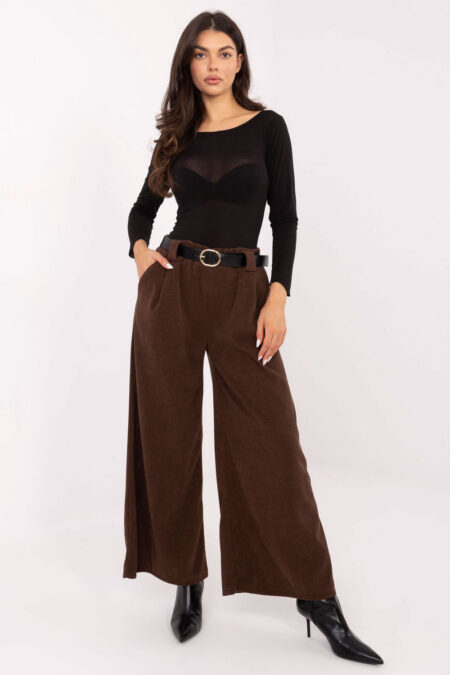 Spodnie Damskie Model IT-SP-FL5583.16P Brown - Rue Paris