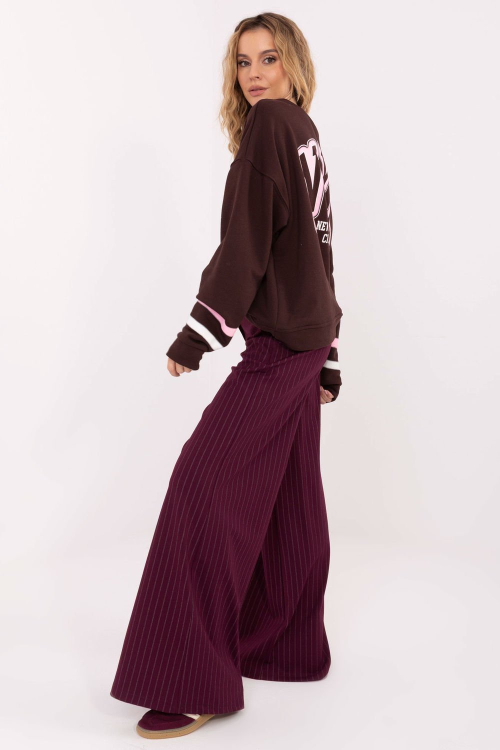 Bluza Damska Model MJ-BL-H2496.27 Dark Brown - Factory Price - obrazek 2