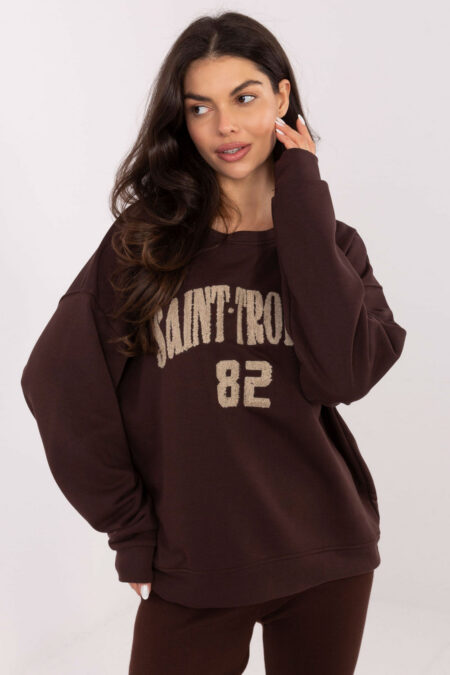 Bluza Damska Model MJ-BL-H2477.16 Dark Brown - Factory Price