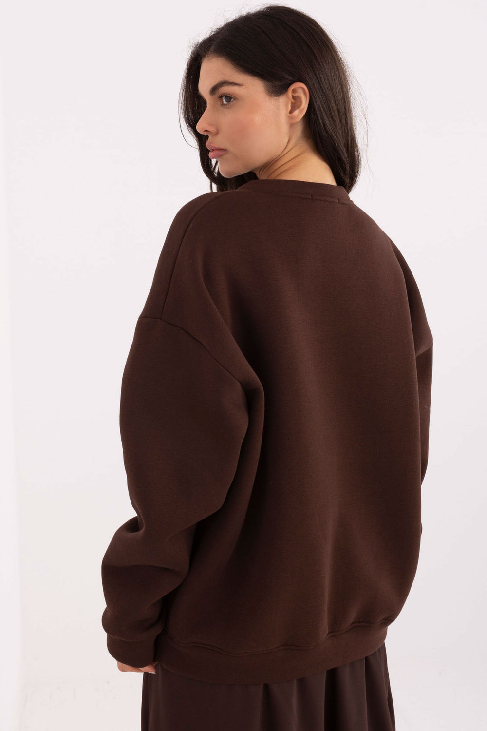 Bluza Damska Model MJ-BL-H2519.34 Dark Brown - Factory Price - obrazek 3