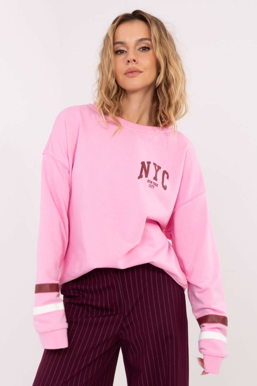 Bluza Damska Model MJ-BL-H2496.27 Light Pink - Factory Price - obrazek 4