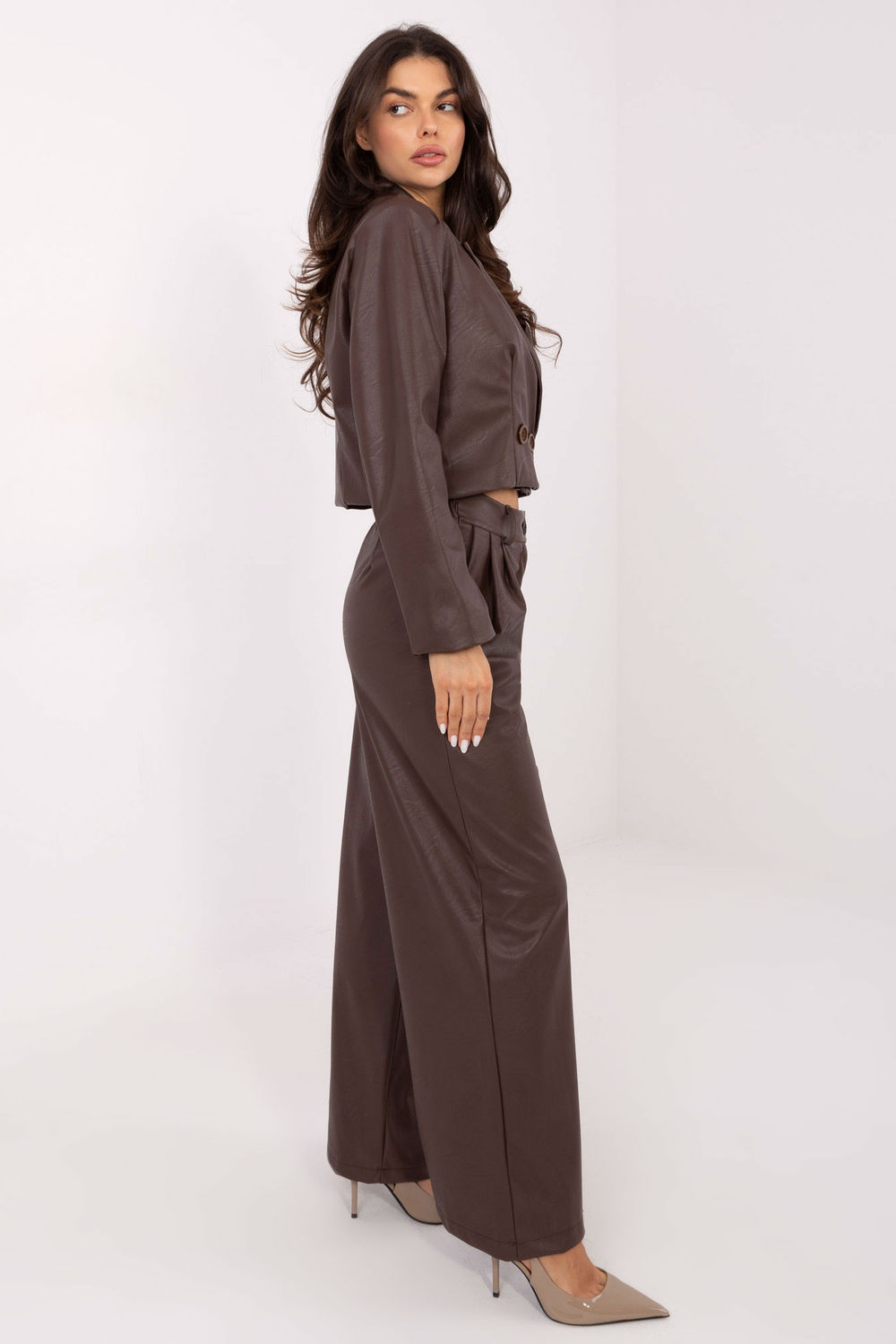Marynarka Model IT-KR-FL9719.06P Brown - Italy Moda - obrazek 4