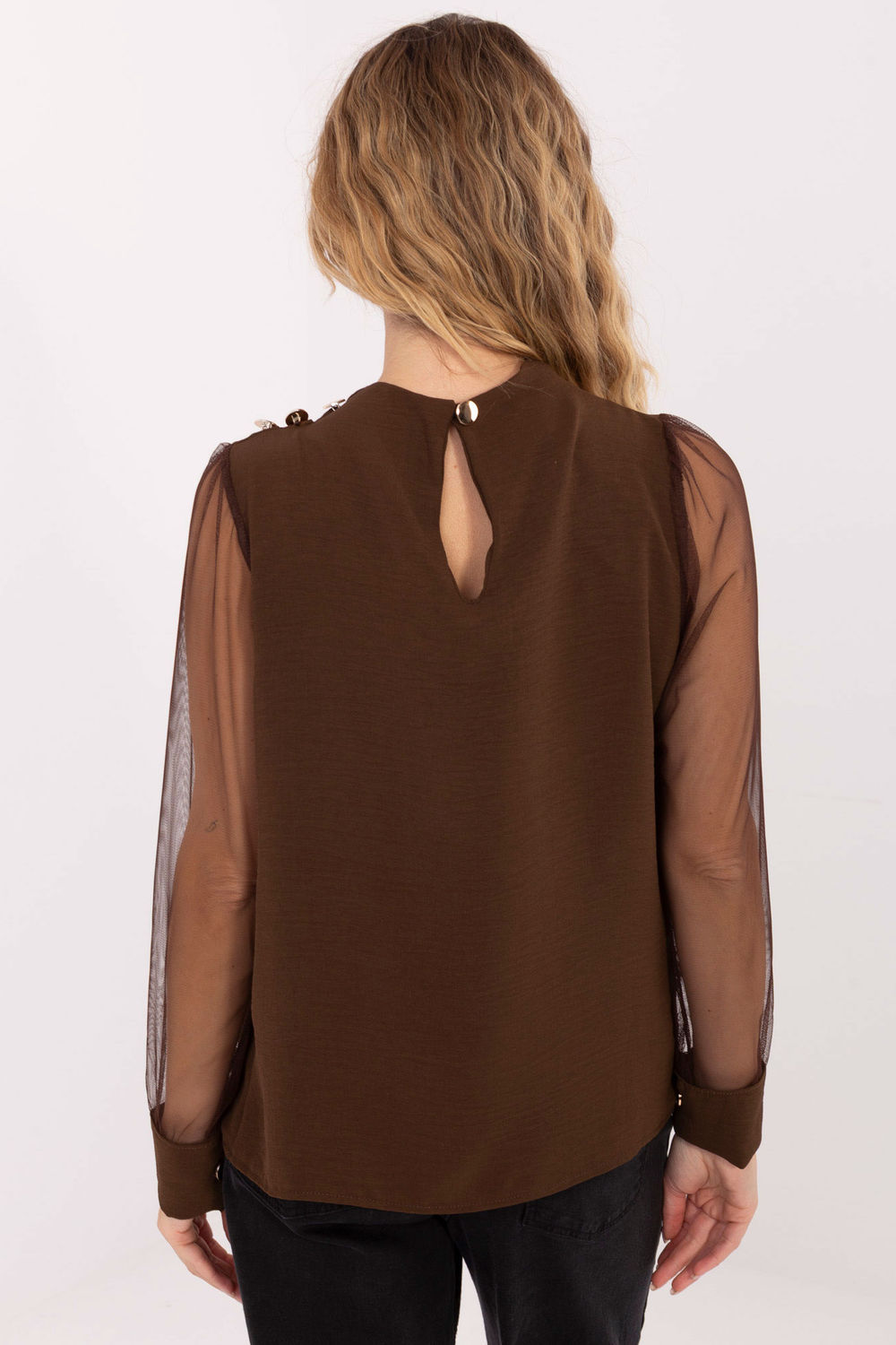Bluzka Model MI-BZ-278519.03X Brown - Italy Moda - obrazek 3