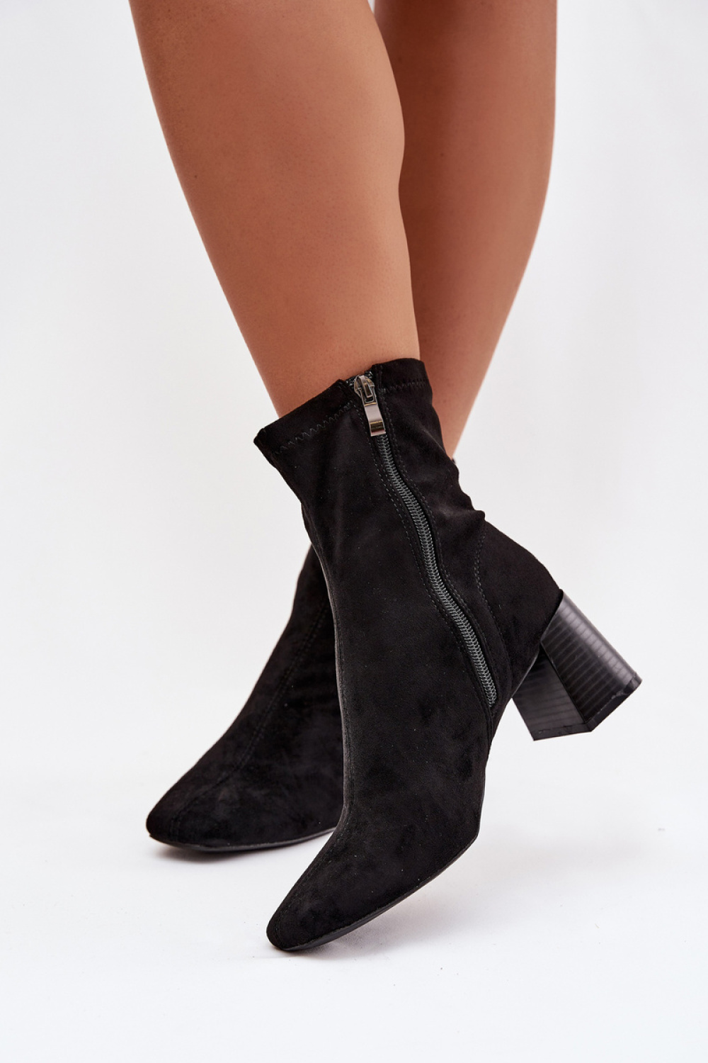 Botki Model Olianne S1797 Black - Step in style - obrazek 3
