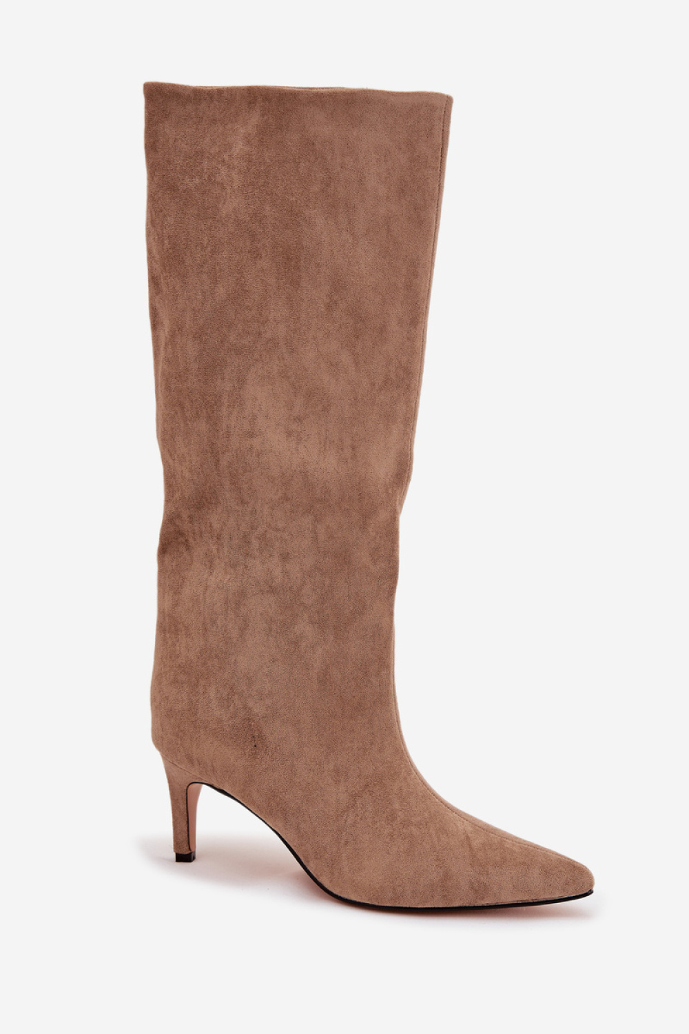 Kozaki Model Olivienne CLS-573 Beige Zamsz - Step in style - obrazek 2