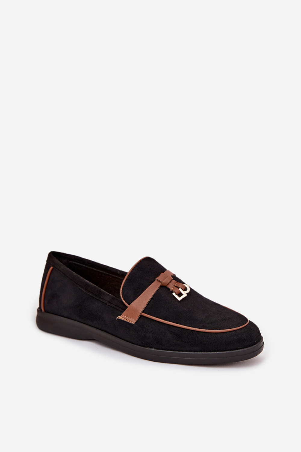 Loafersy Model Darwen QQ-263 Black - Step in style - obrazek 2