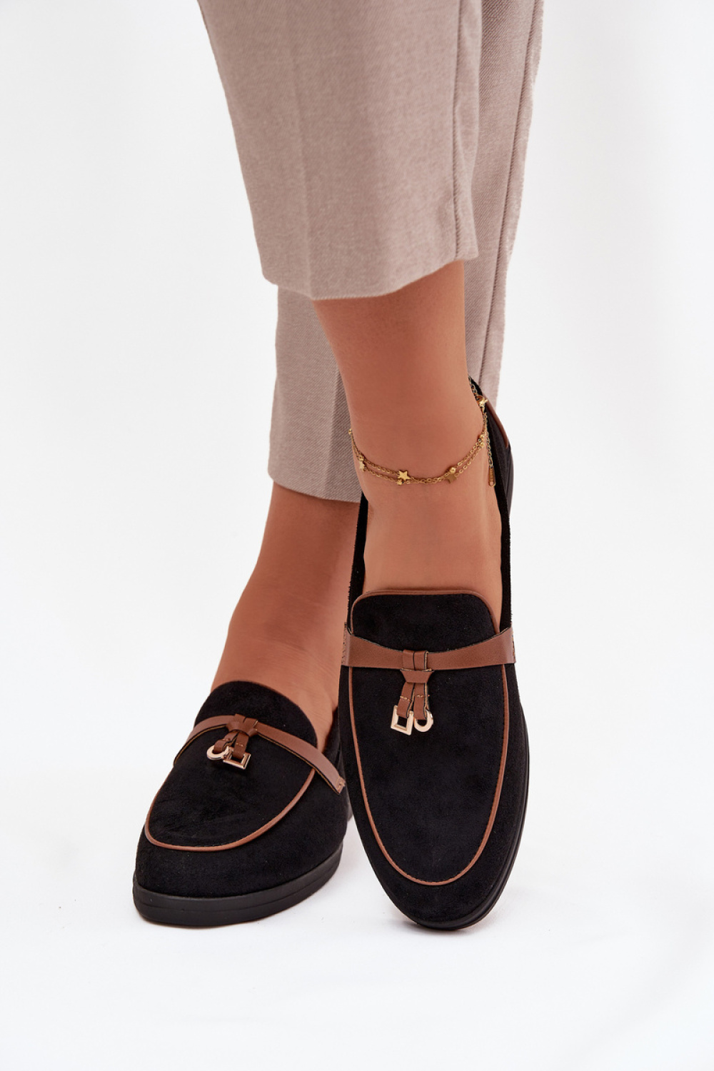 Loafersy Model Darwen QQ-263 Black - Step in style - obrazek 3