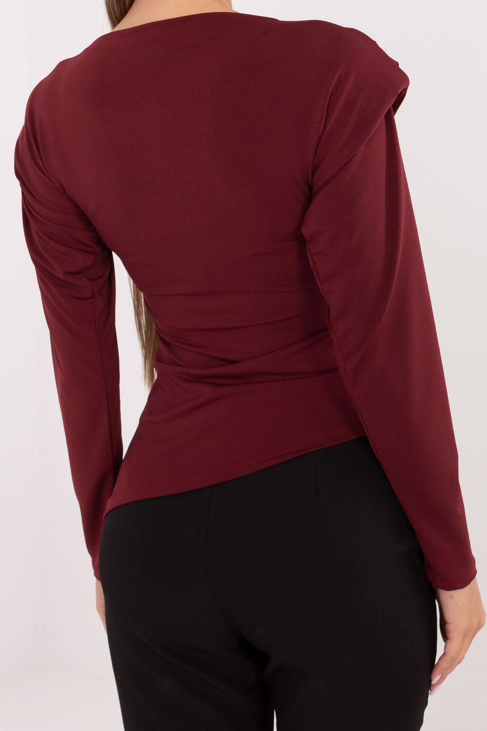 Bluzka Model IT-BZ-21898.12 Bordo - Italy Moda - obrazek 3