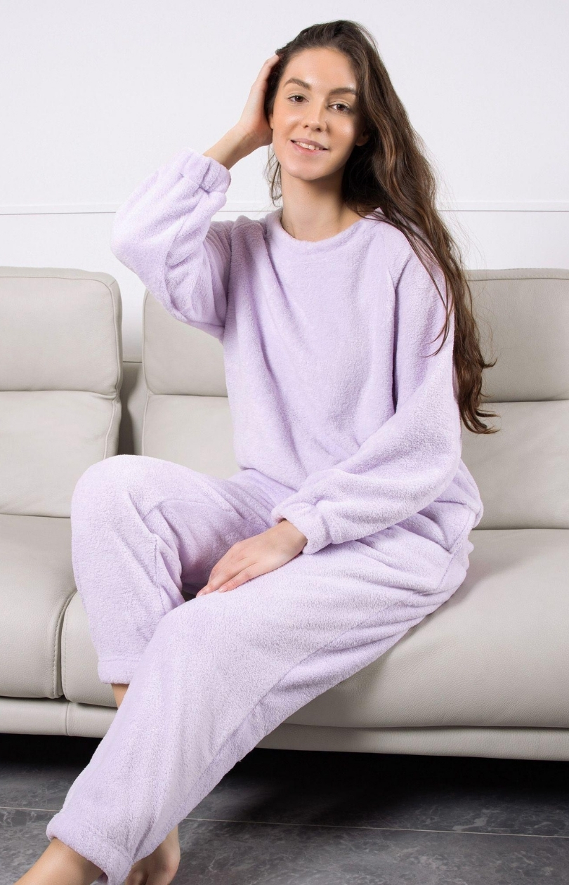 Spodnie Dres Damski Model Vivi 178896 Lila - Momenti Per Me - obrazek 4