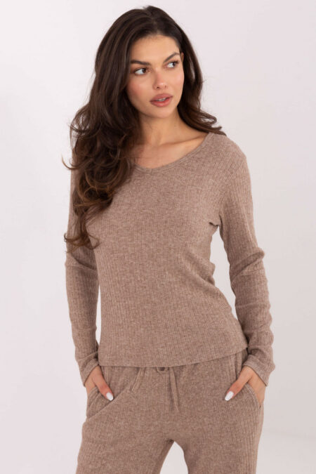 Sweter Damski Model SM-SW-A1568.79 Dark Beige - Factory Price