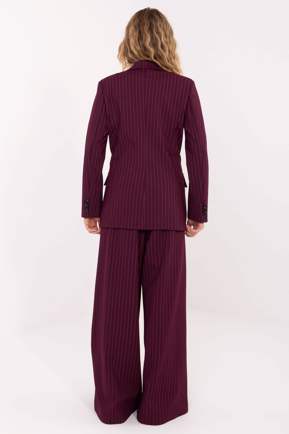 Marynarka Model IT-MA-FL6215.21 Bordo - Rue Paris - obrazek 3