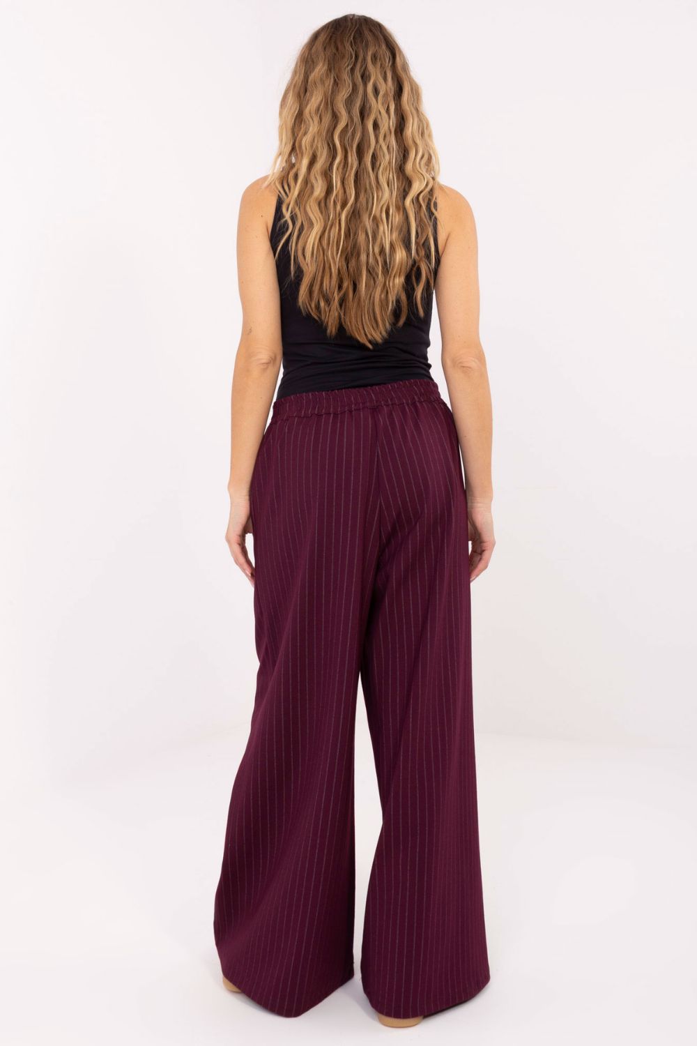 Spodnie Damskie Model IT-SP-FL9787.85 Bordo - Rue Paris - obrazek 4