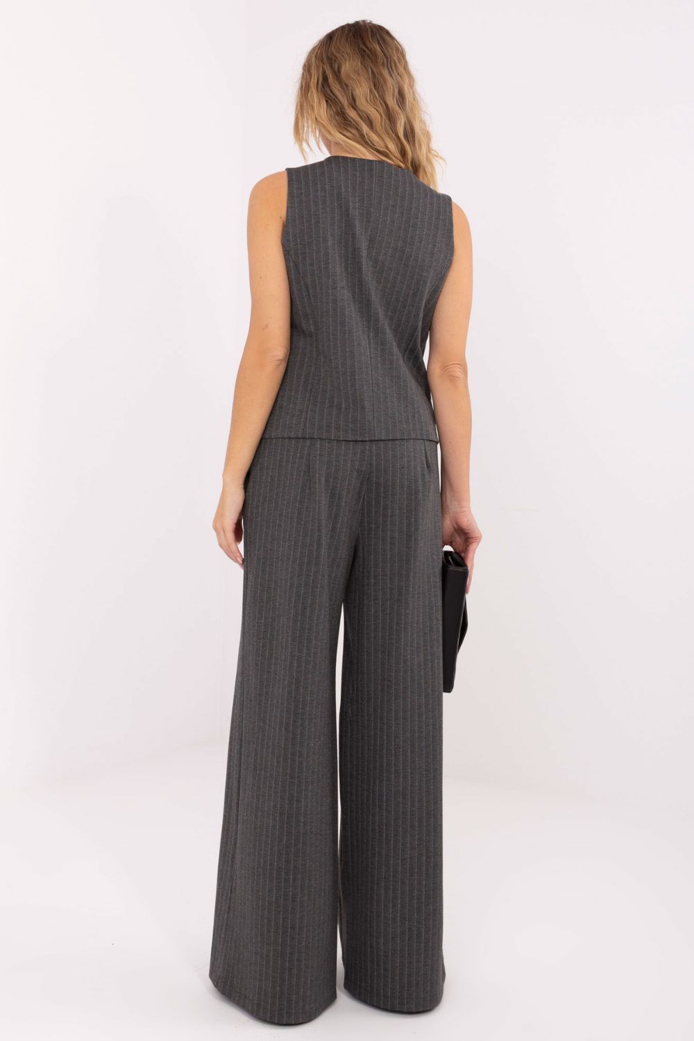 Spodnie Damskie Model IT-SP-FL8251.12 Dark Grey - Rue Paris - obrazek 4