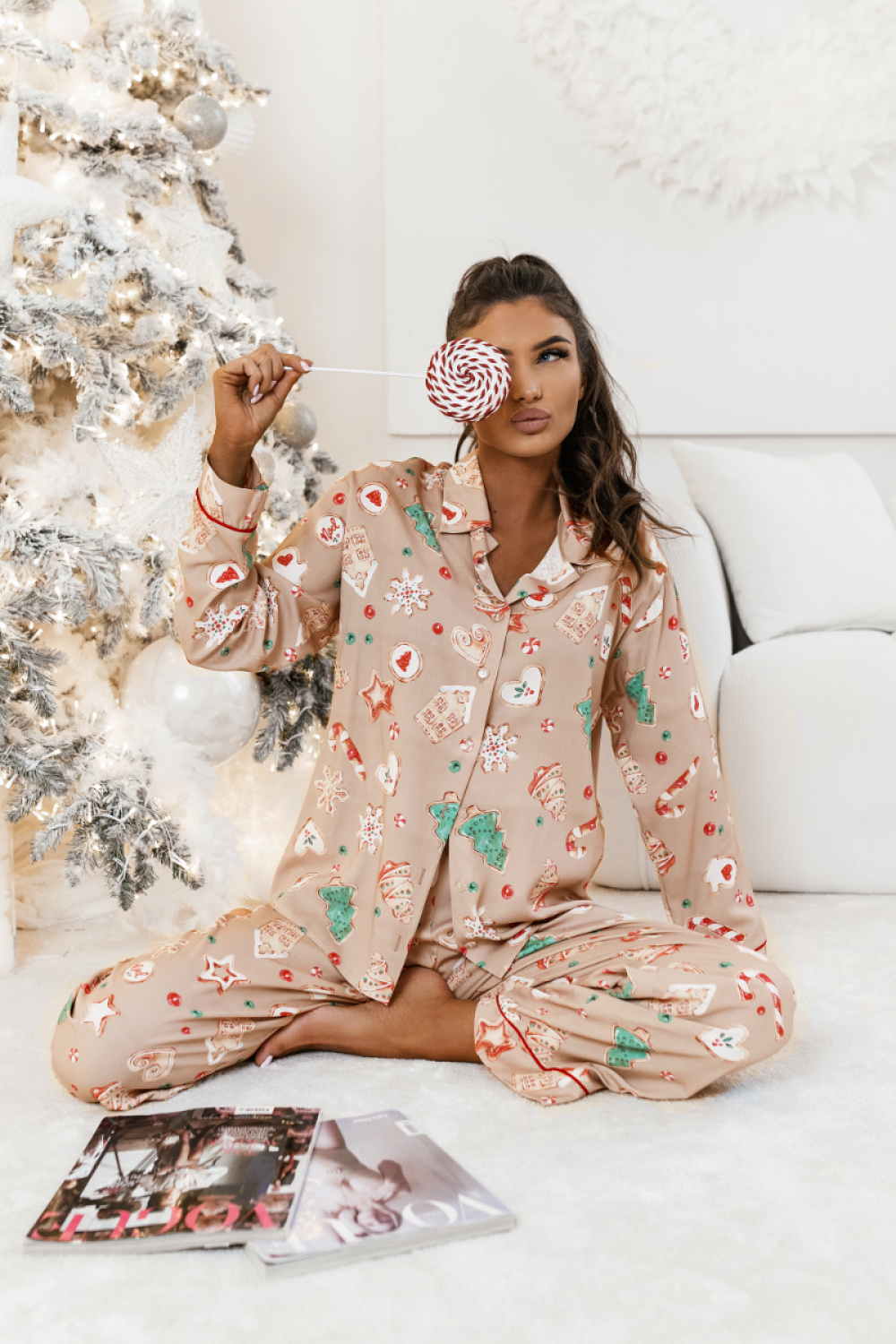 Piżama Damska Model Tally 426242093 Cookies - LaBalancia - obrazek 2