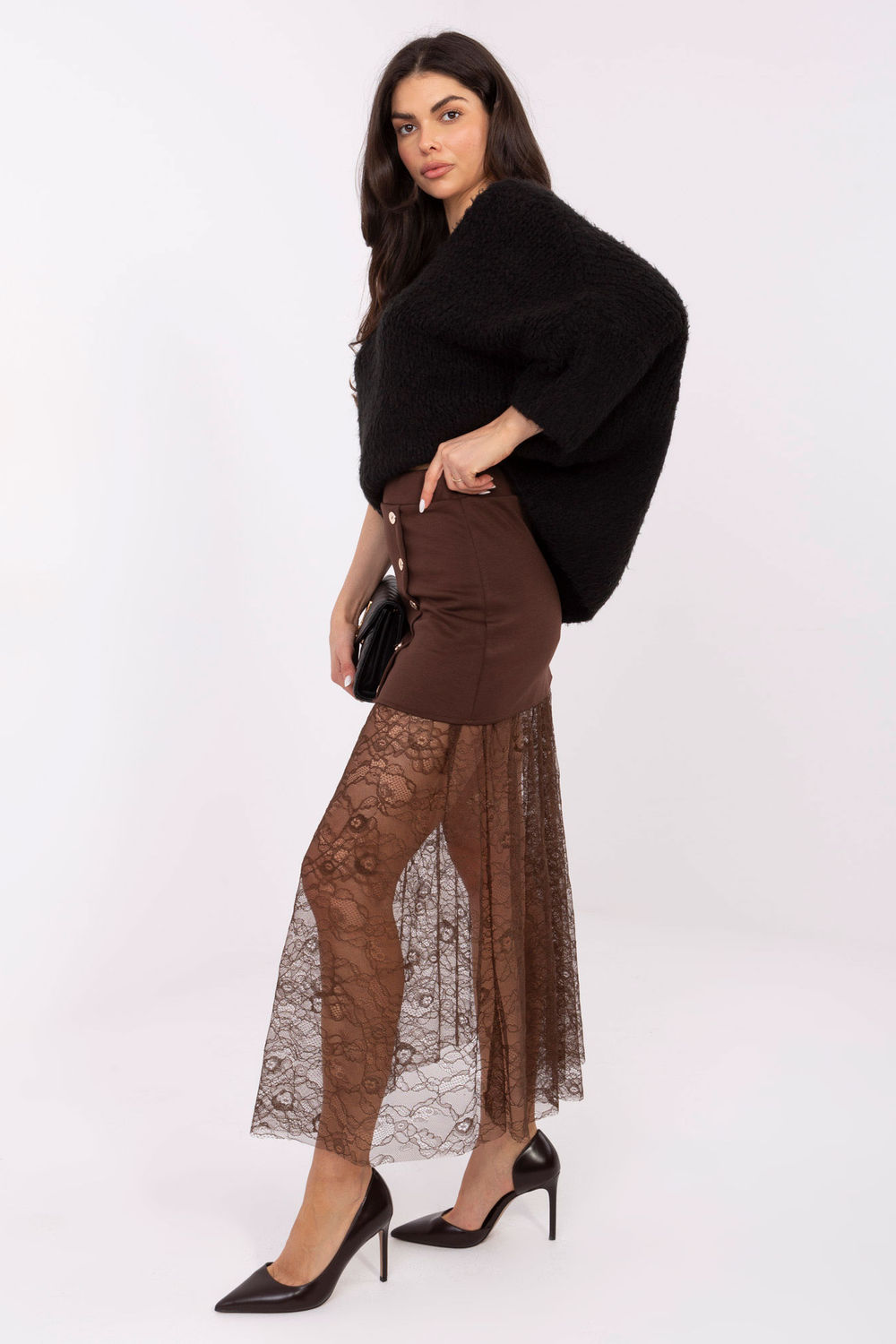 Spódnica Model MI-SD-3292.09P Brown - Italy Moda - obrazek 2