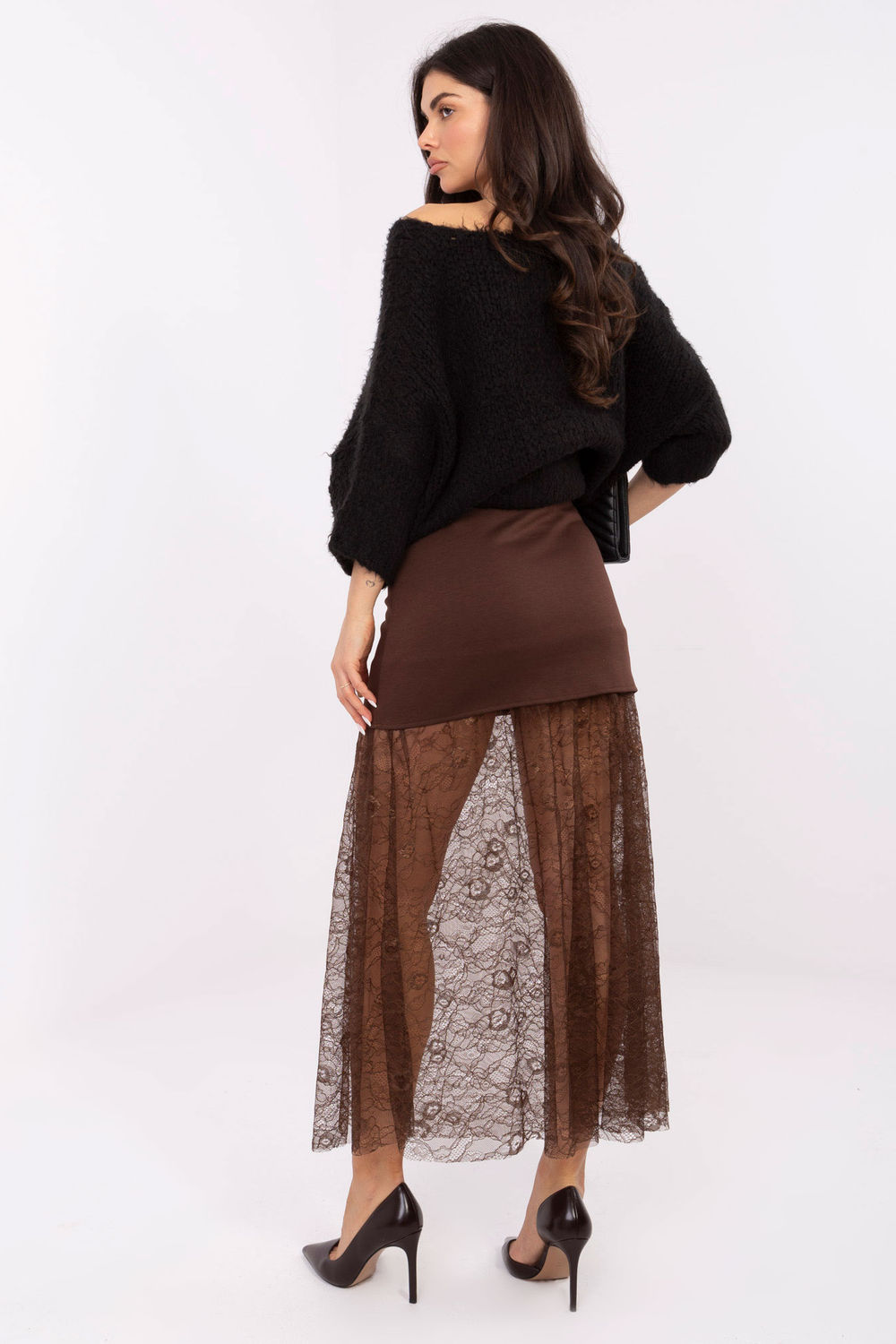 Spódnica Model MI-SD-3292.09P Brown - Italy Moda - obrazek 3