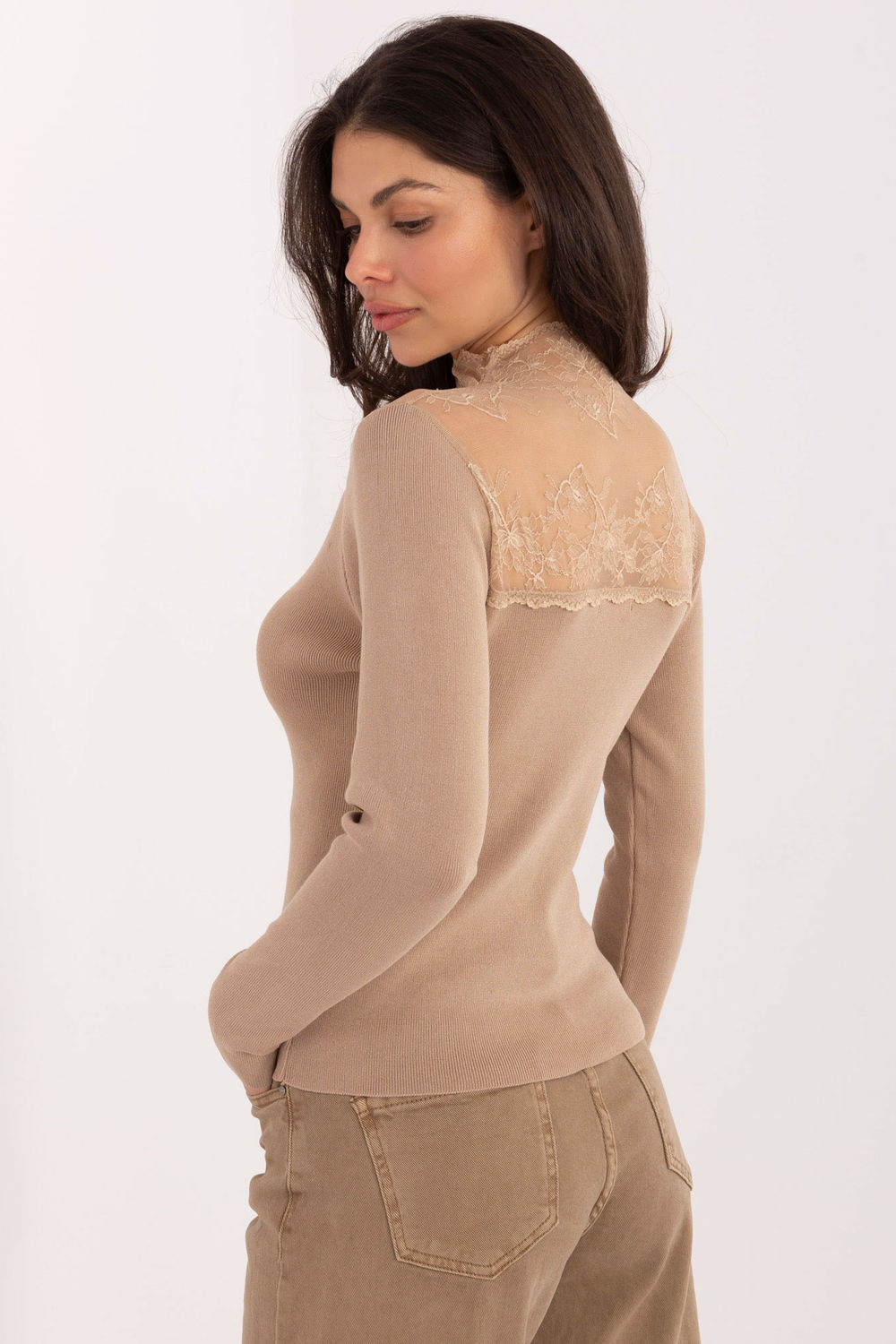 Bluzka Model PM-SW-YIS1078.81 Beige - Factory Price - obrazek 3