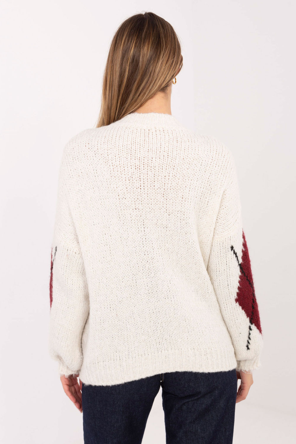 Sweter Damski Model MI-SW-WM295.15 Ecru - Italy Moda - obrazek 2