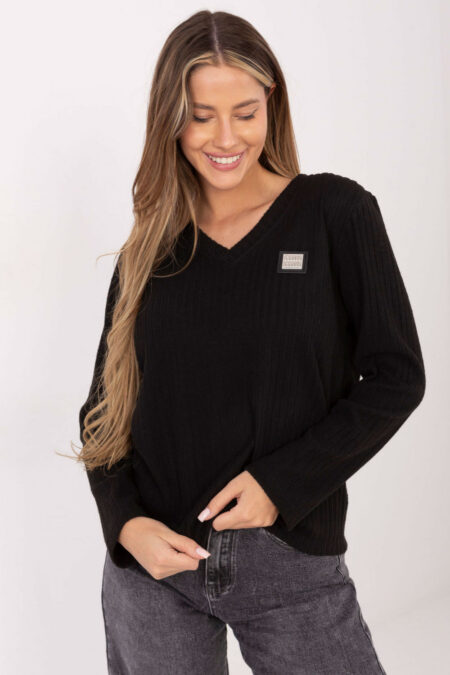 Sweter Damski Model RV-SW-A1025.80 Black - Relevance