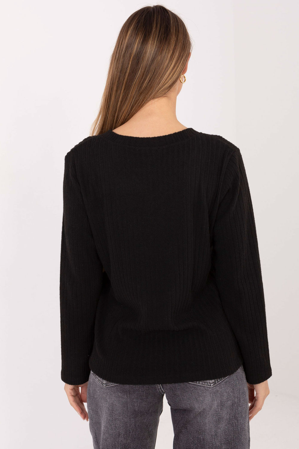 Sweter Damski Model RV-SW-A1025.80 Black - Relevance - obrazek 3