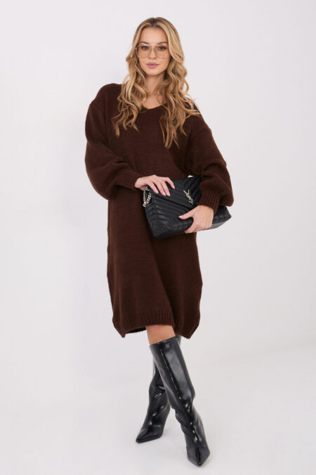 Sukienka Model IN-SK-5962.22 Dark Brown - Factory Price