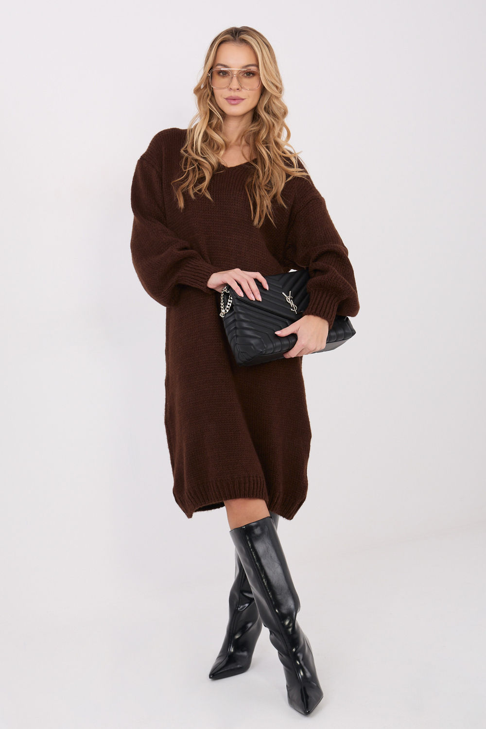 Sukienka Model IN-SK-5962.22 Dark Brown - Factory Price