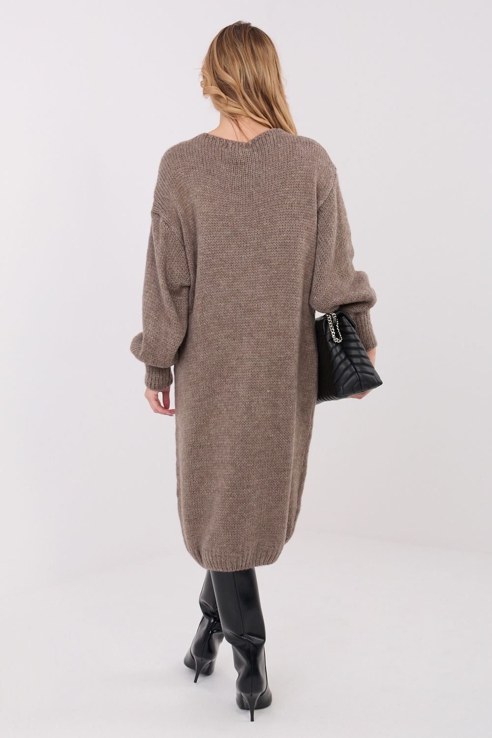 Sukienka Model IN-SK-5962.22 Dark Beige - Factory Price - obrazek 3
