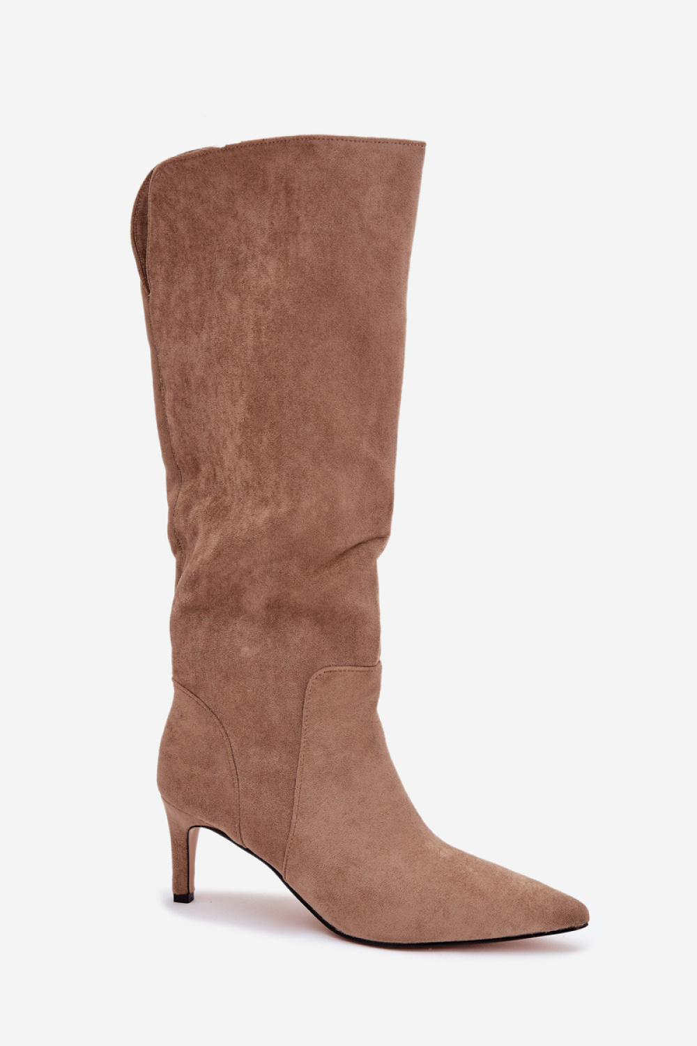 Kozaki Model Arelisse CLS-606 Dark Beige - Step in style - obrazek 2