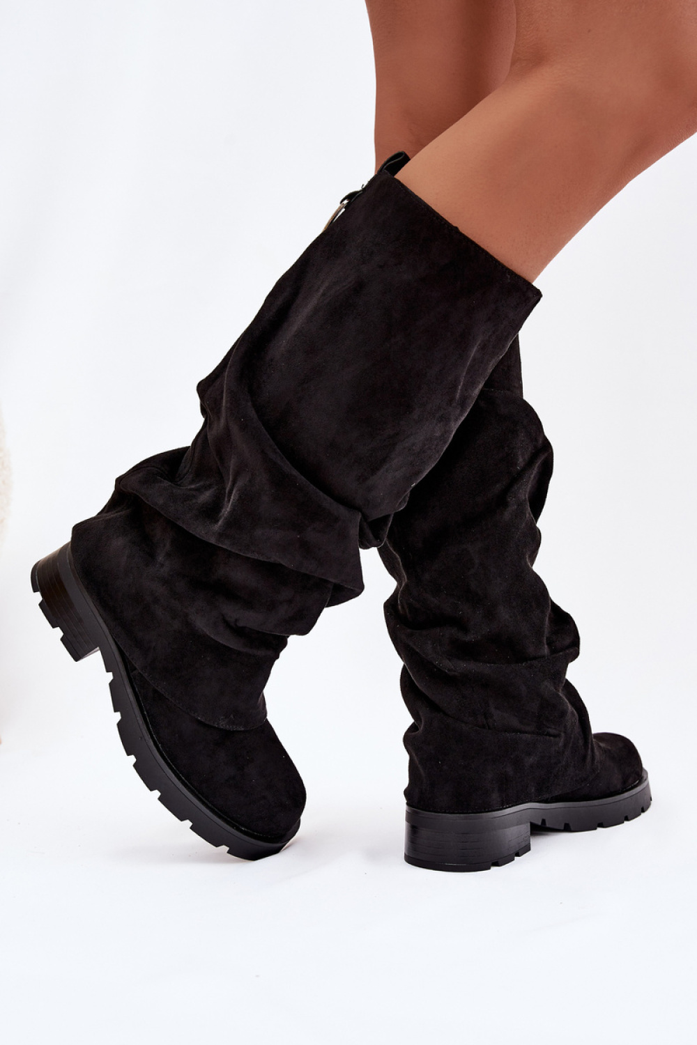 Kozaki Modele Ilvessa LA3133 Black - Step in style - obrazek 2