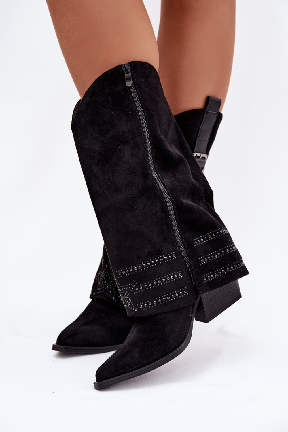Kozaki Model Camilora 1136 Black - Step in style - obrazek 3