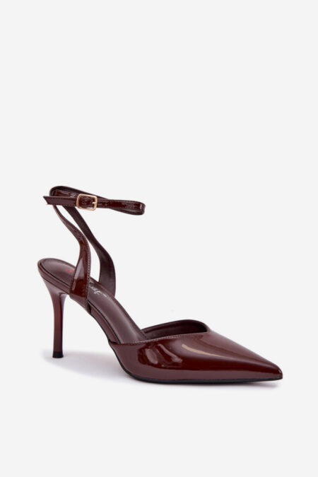 Szpilki Model Laretta LE149P Czekolada - Step in style