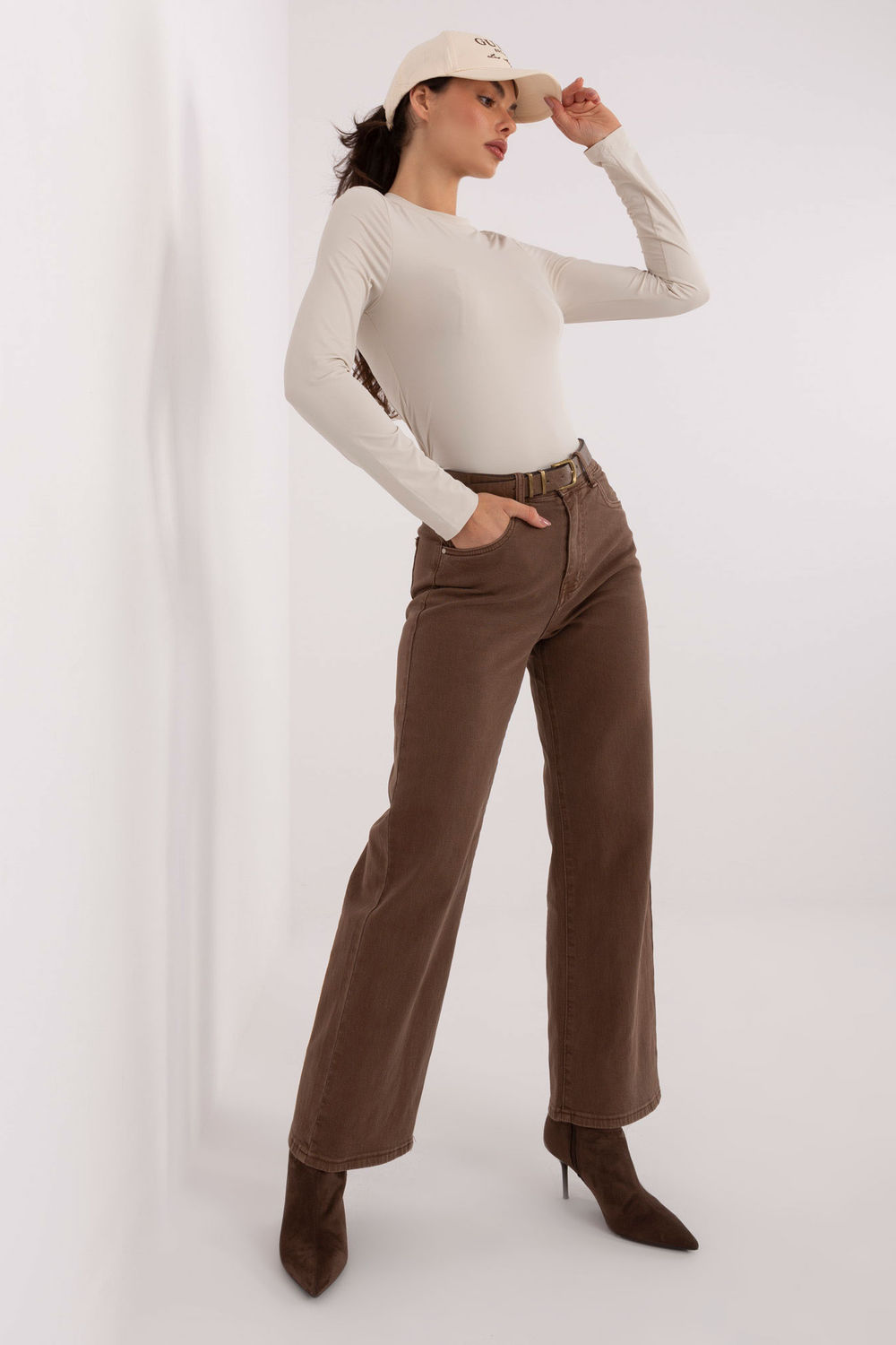 Bluzka Model D12099M02788A Light Beige - Sublevel - obrazek 2