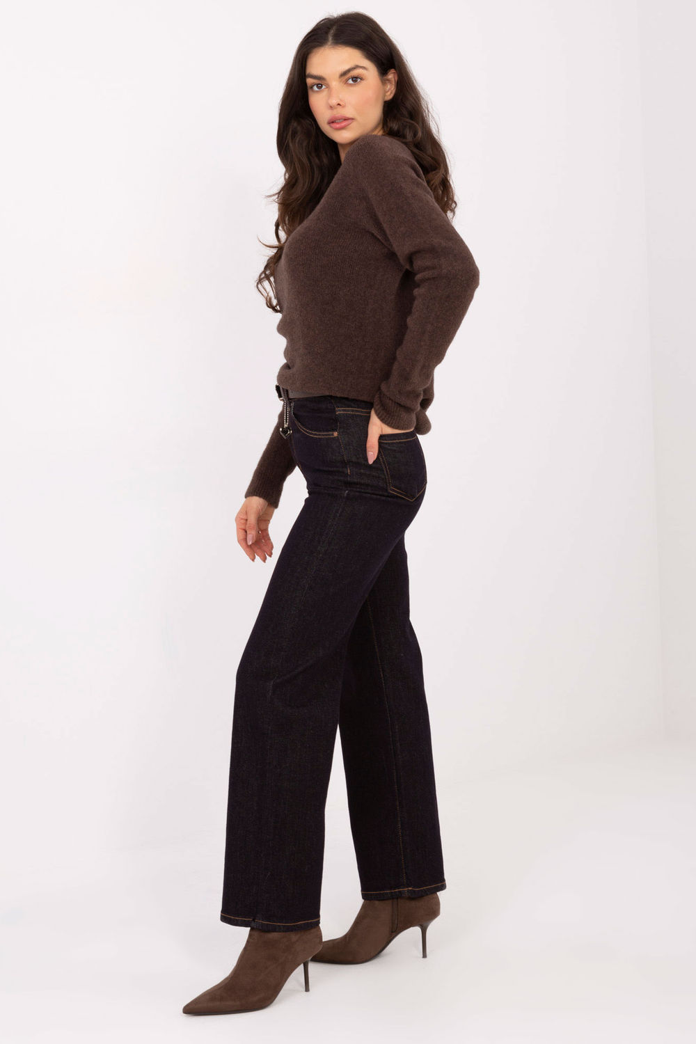 Spodnie Jeansy Damskie Model VM-SP-J1350-12.24 Navy - Factory Price - obrazek 2