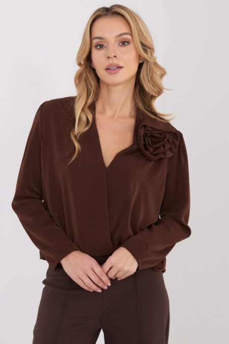 Bluzka Model MI-BZ-M650.17P Brown - Italy Moda