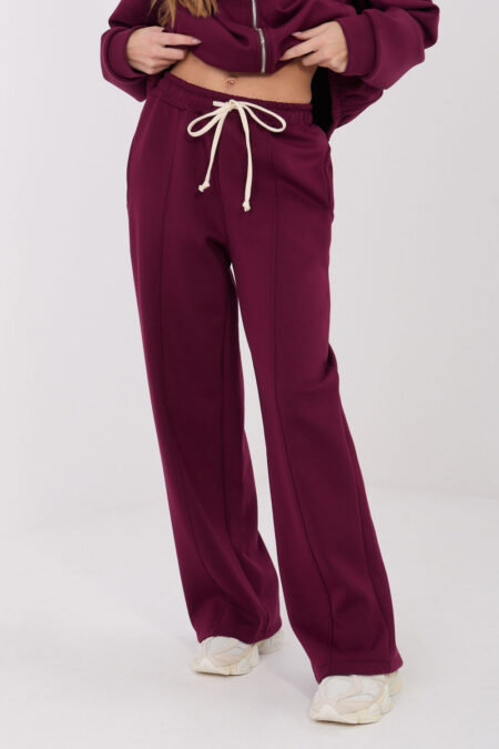 Spodnie Dresowe Model SM-SP-A1561.25 Bordo - Factory Price