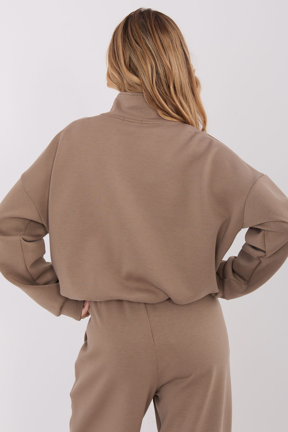 Bluza Damska Model SM-BL-A1562.33 Dark Beige - Factory Price - obrazek 3