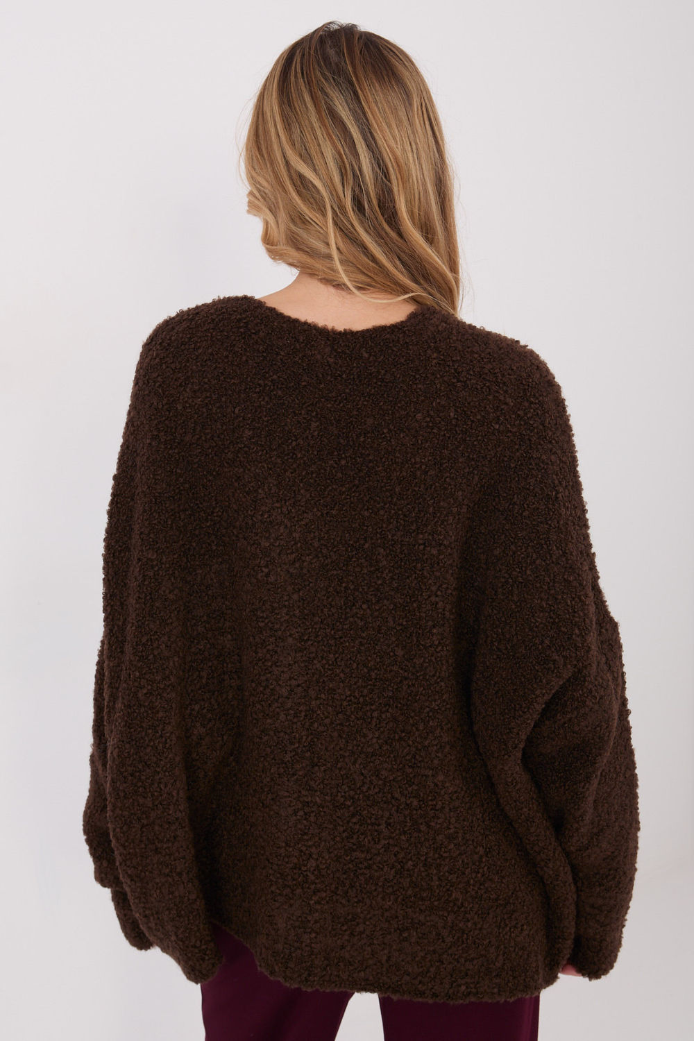 Sweter Damski Model CH-SW-72981.05P Dark Brown - Factory Price - obrazek 2