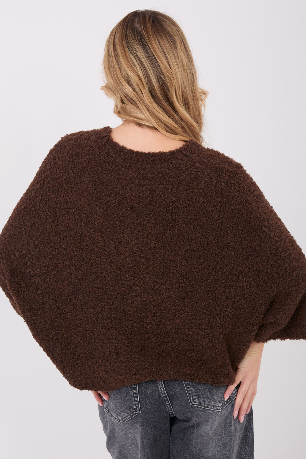 Sweter Damski Model CH-SW-72996.26 Dark_Brown - Factory Price - obrazek 3