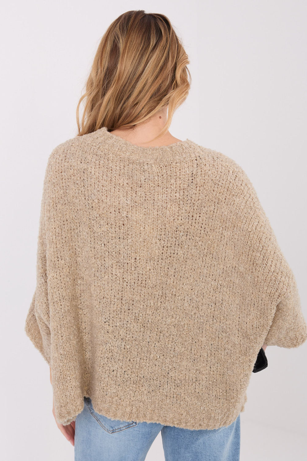 Sweter Damski Model CH-SW-72996.26 Beige - Factory Price - obrazek 3