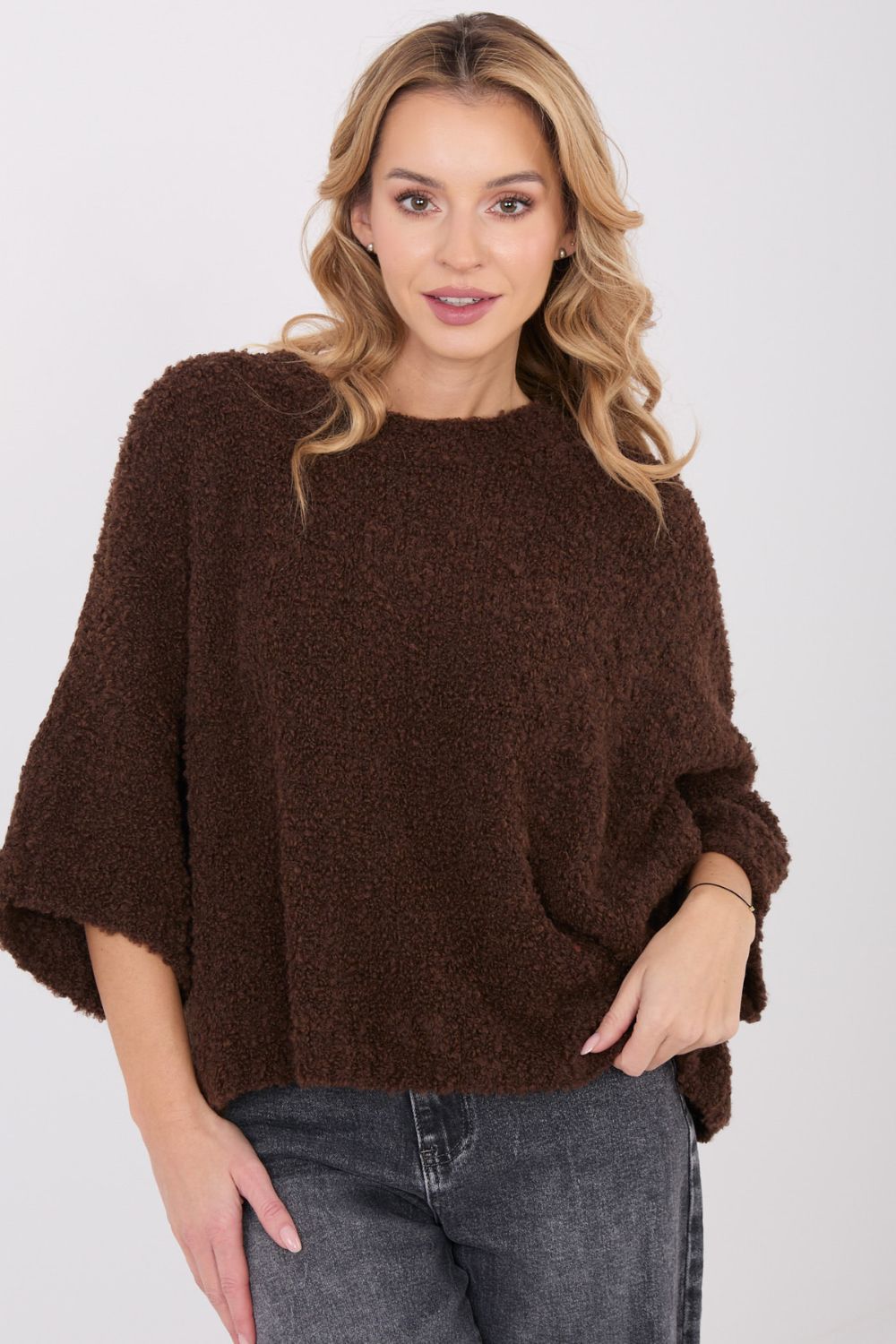 Sweter Damski Model CH-SW-72996.26 Dark_Brown - Factory Price - obrazek 4