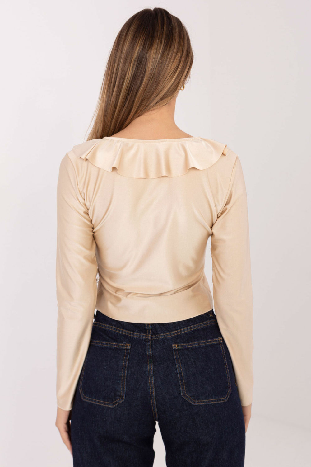 Bluzka Model IT-BZ-21837.00 Beige - Italy Moda - obrazek 3