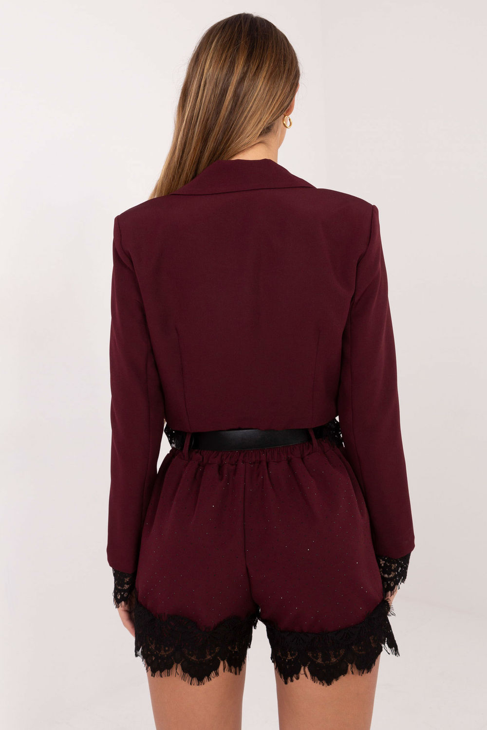 Szorty Damskie Model IT-SN-FL9965.88 Bordo - Italy Moda - obrazek 3