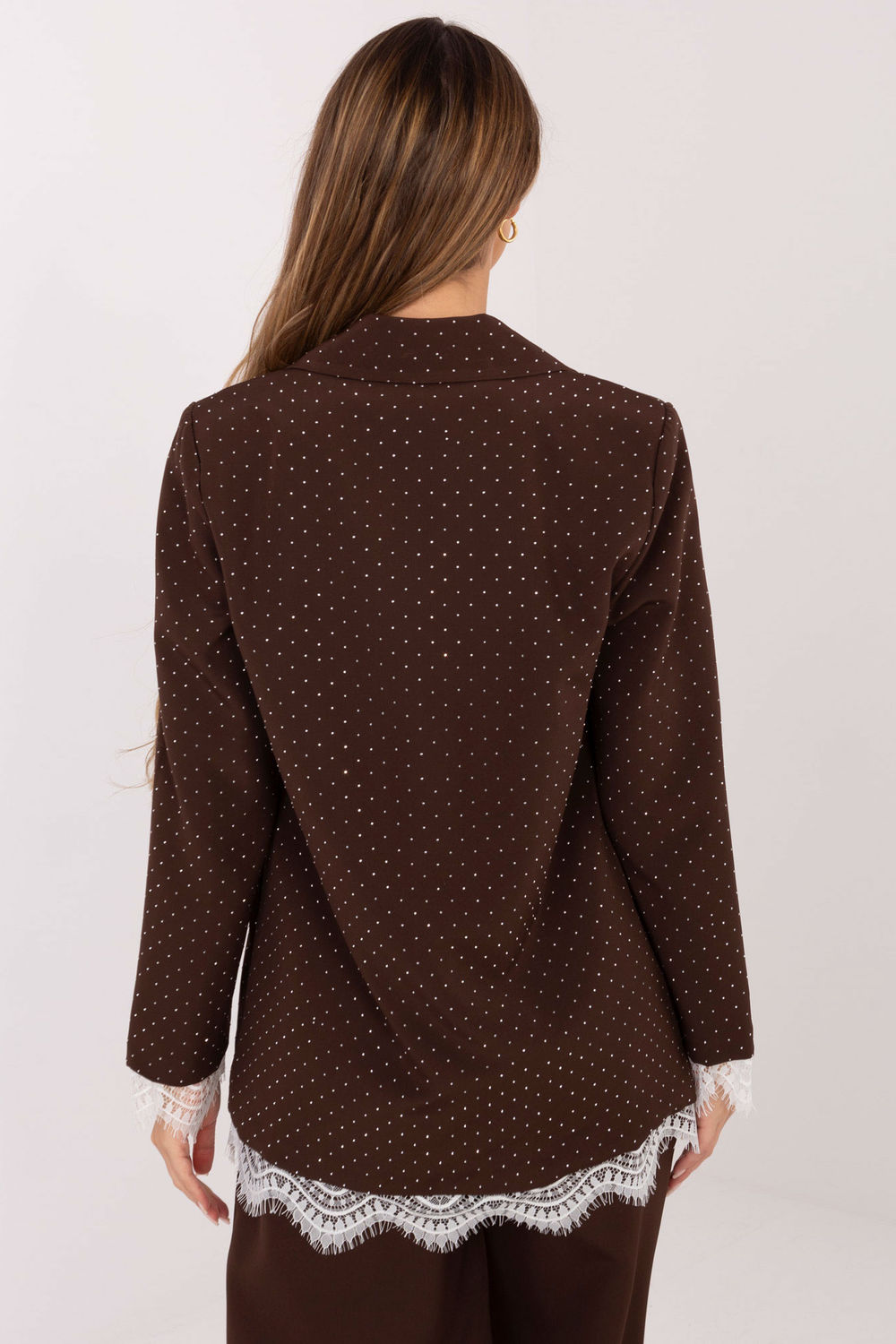 Marynarka Model IT-MA-FL9916-2.12P Brown - Italy Moda - obrazek 4